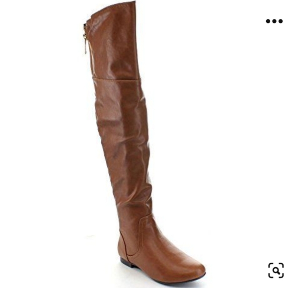 Bamboo Over the Knee Boots - Picture 1 of 4